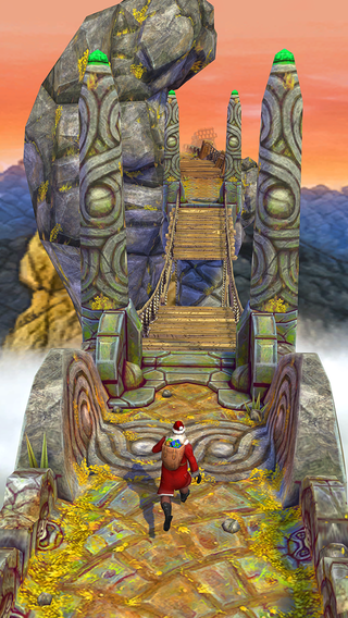 Illustration for article titled Waterslides And Santa Claus? It's A Very Temple Run 2 Christmas